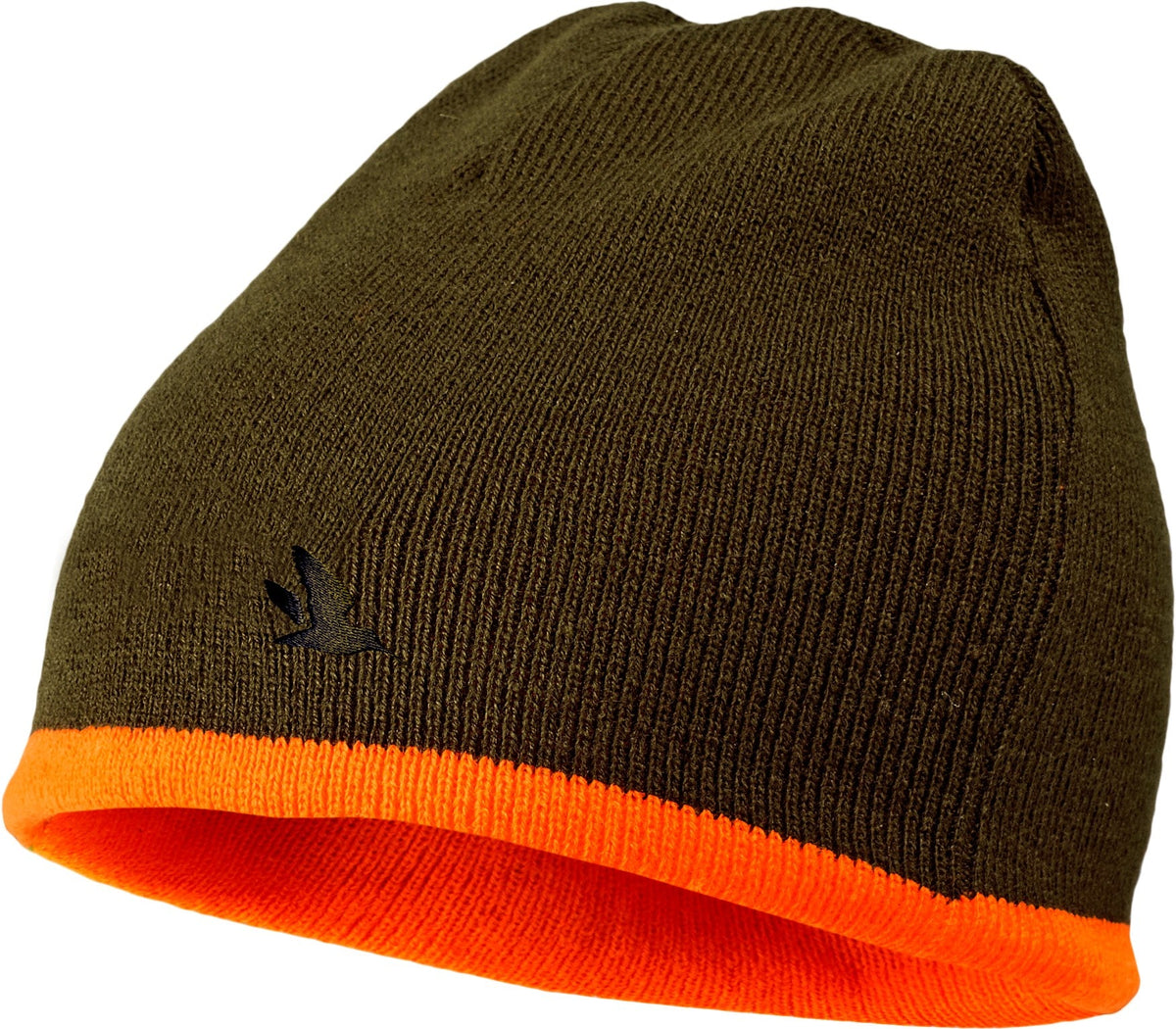 Ian Reversible - czapka Hi-vis orange/Pine green - Seeland