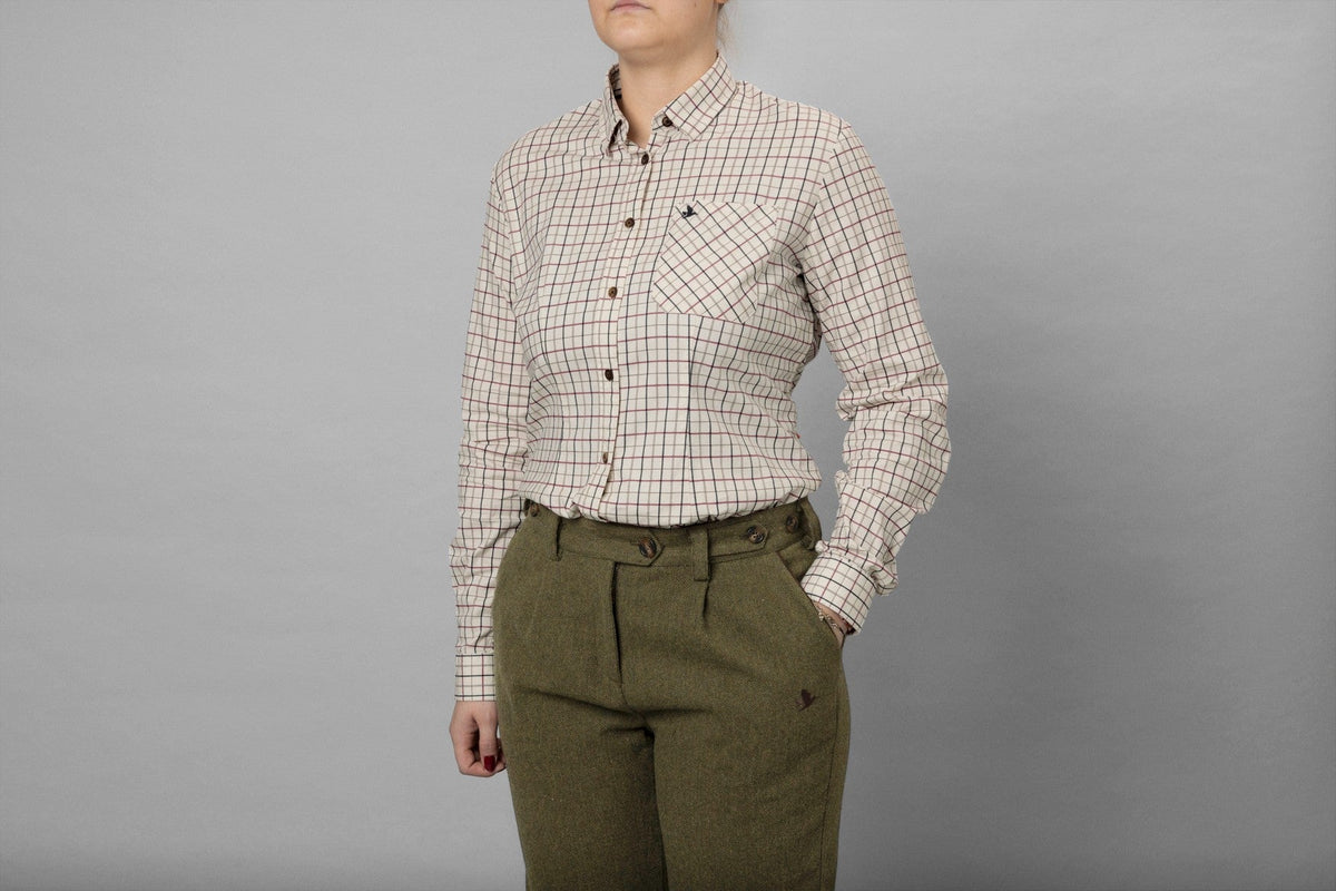 Koszula Kerry Shooting Cabernet/Blue Check - Seeland