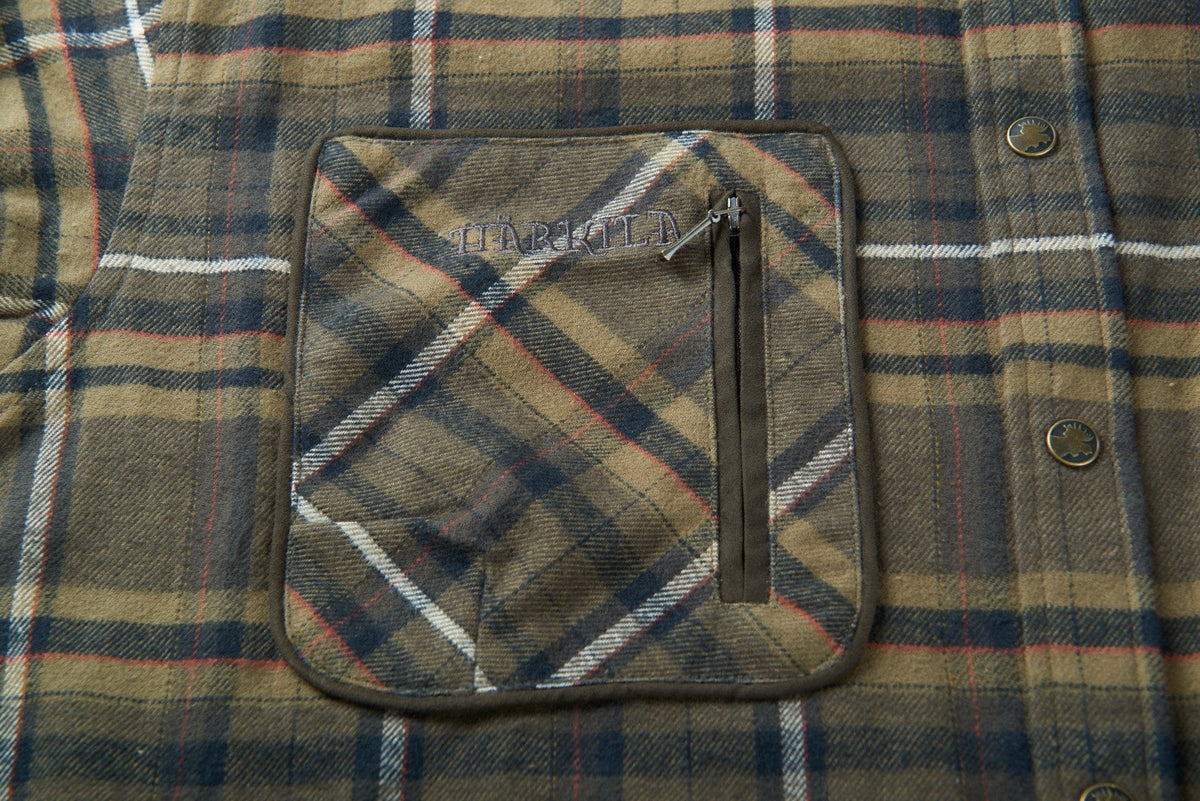 Koszula Pajala - Willow green check - Härkila