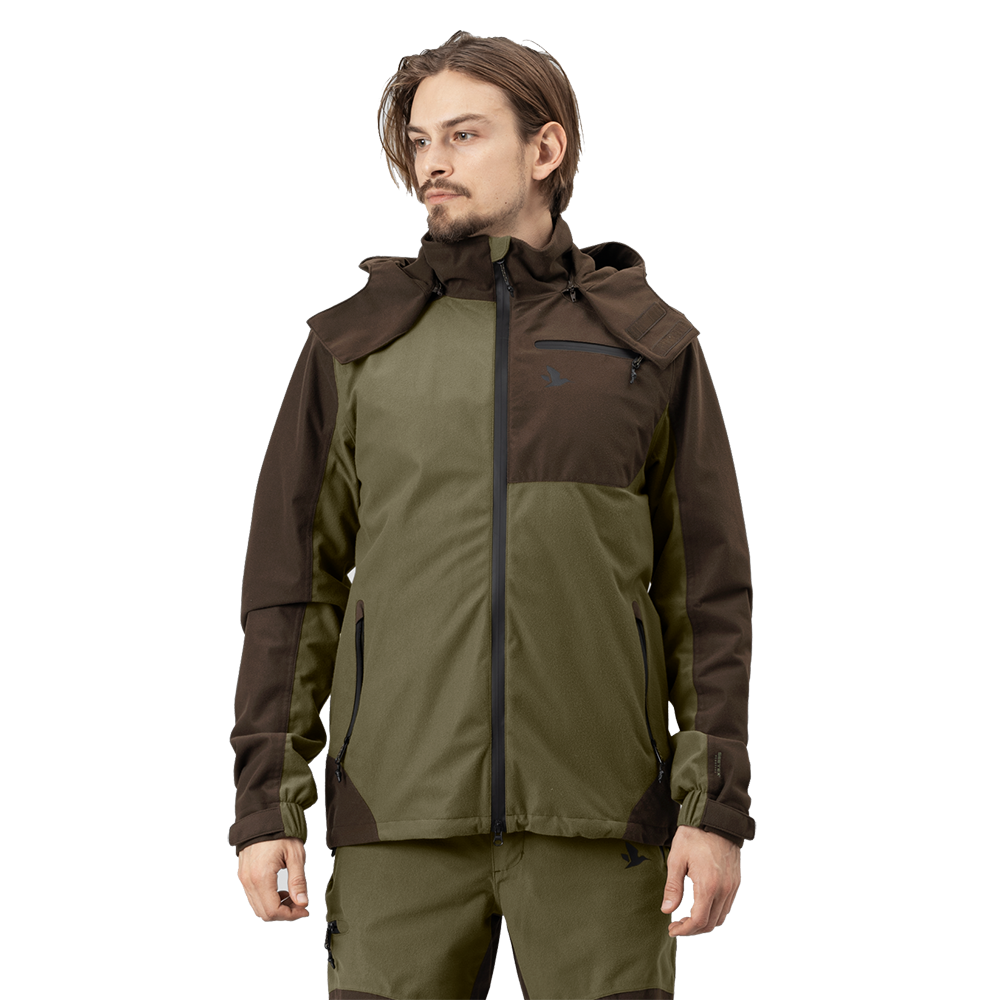 Fern Jacke Duffel Grün/Clay Brown - Seeland