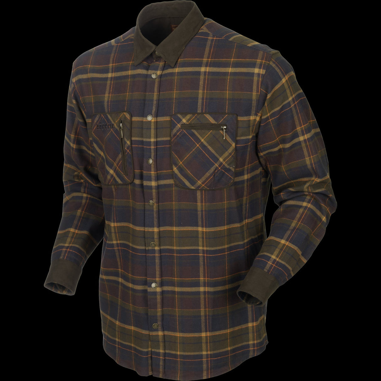 Pajala Hemd - Mellow brown check - Härkila