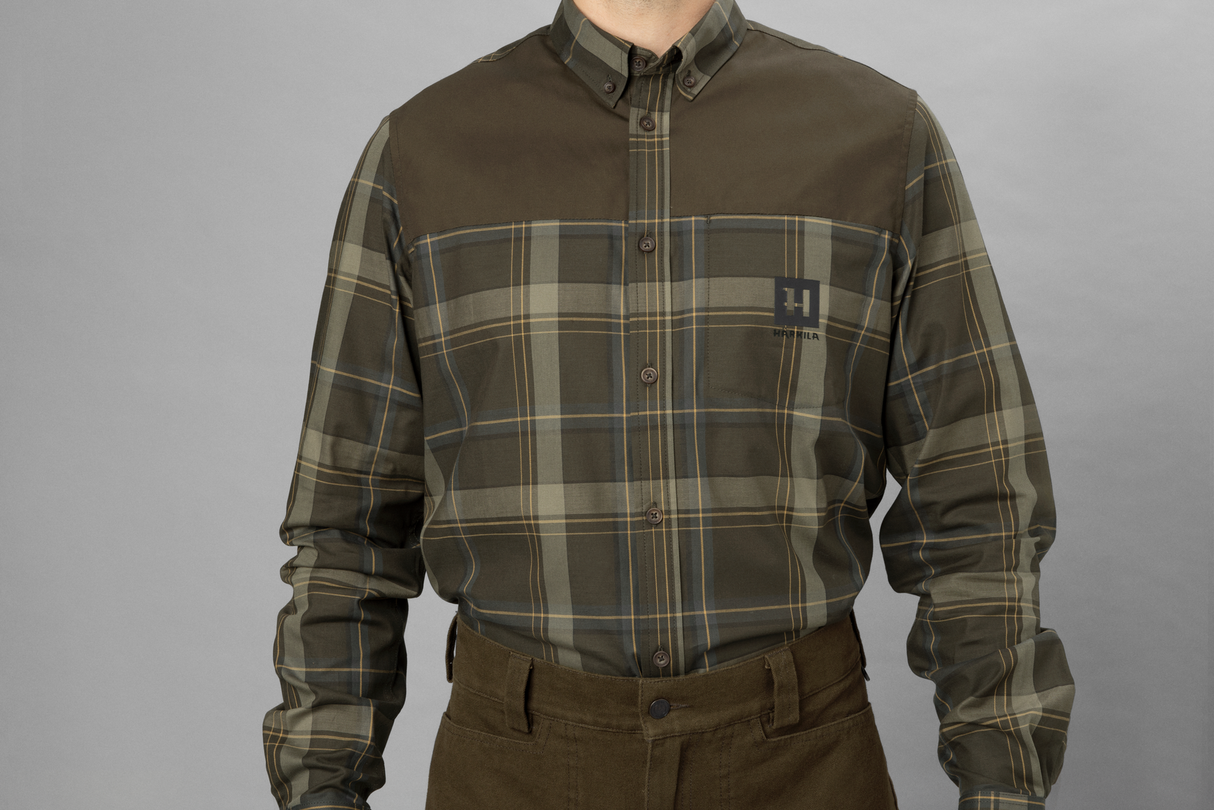 Anker L/S Hemd - Willow green - Härkila