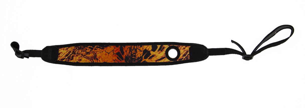 Gewehrriemen mit Daumenloch, Orange Camo