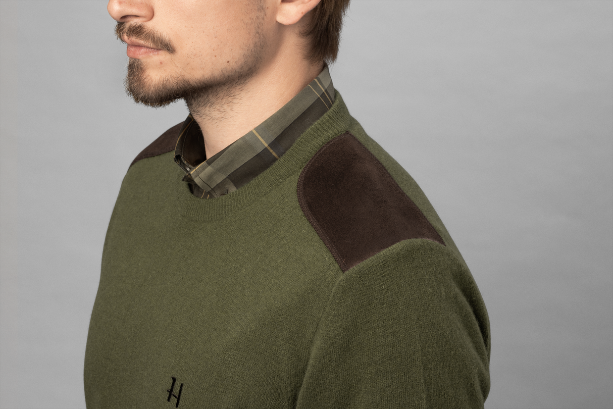 Arran Pullover Oliv - Härkila