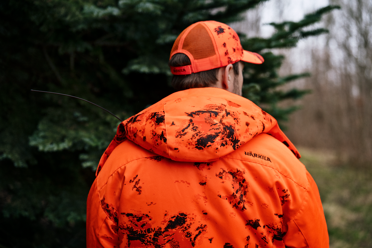 Kurtka ocieplana Wildboar Pro Blaze Camo HWS - AXIS MSP® CE Orange - Härkila