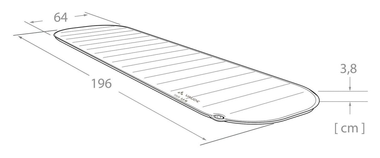 Tour Isomatte 3,8 cm L - Vaude
