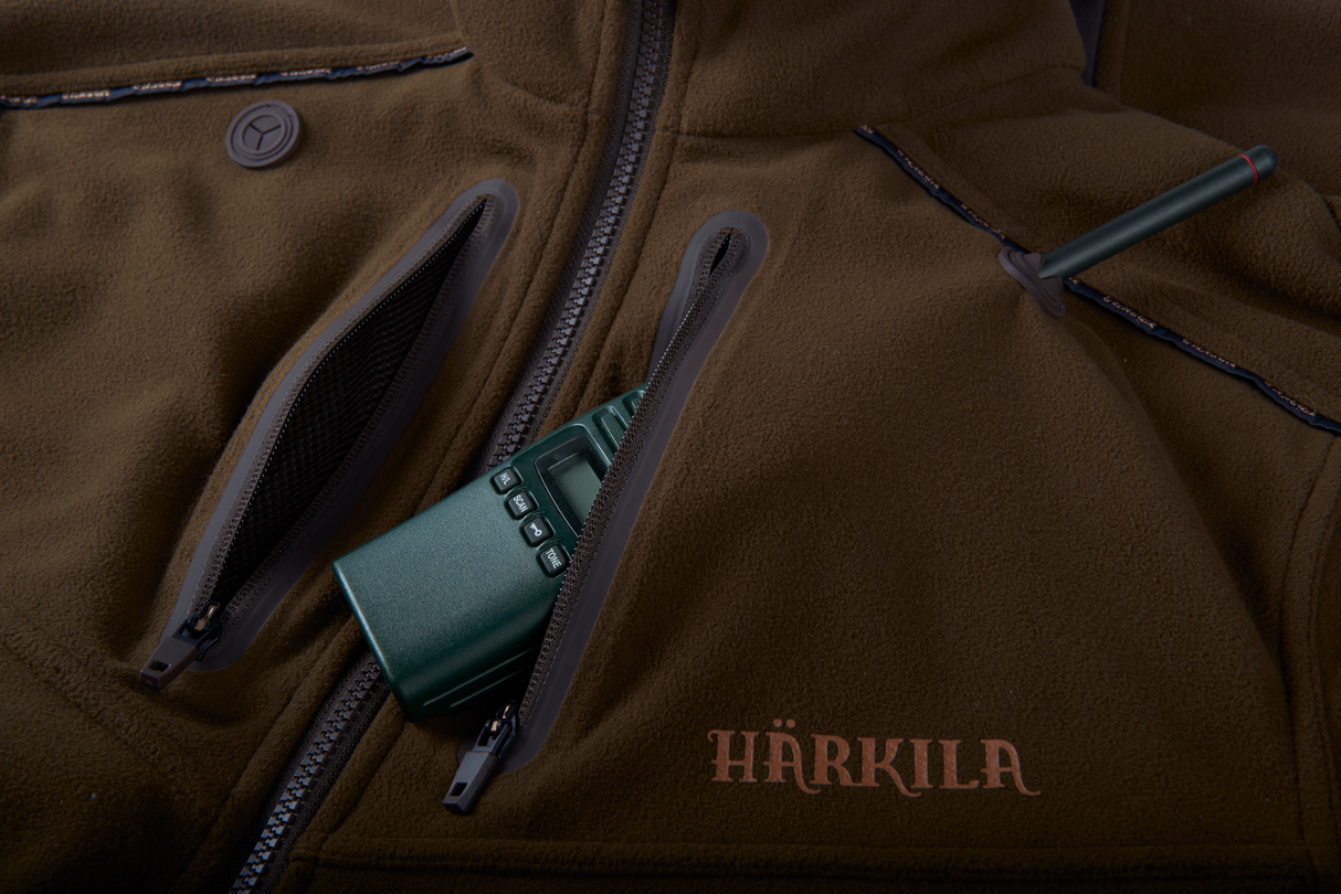 Lynx Wendbare Fleece-Jacke Willow green/AXIS MSP®Forest - Härkila