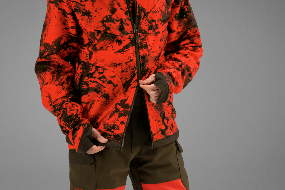 Wildboar Pro - Wendbare WSP-Jacke Willow green/AXIS MSP®Wildboar orange - Härkila