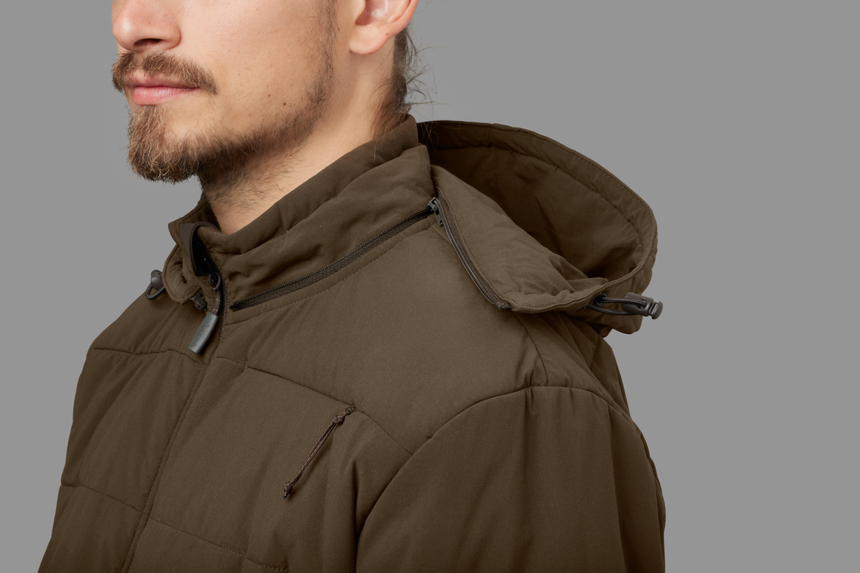 Isolierte Midlayer Hunting green/Shadow brown - Härkila
