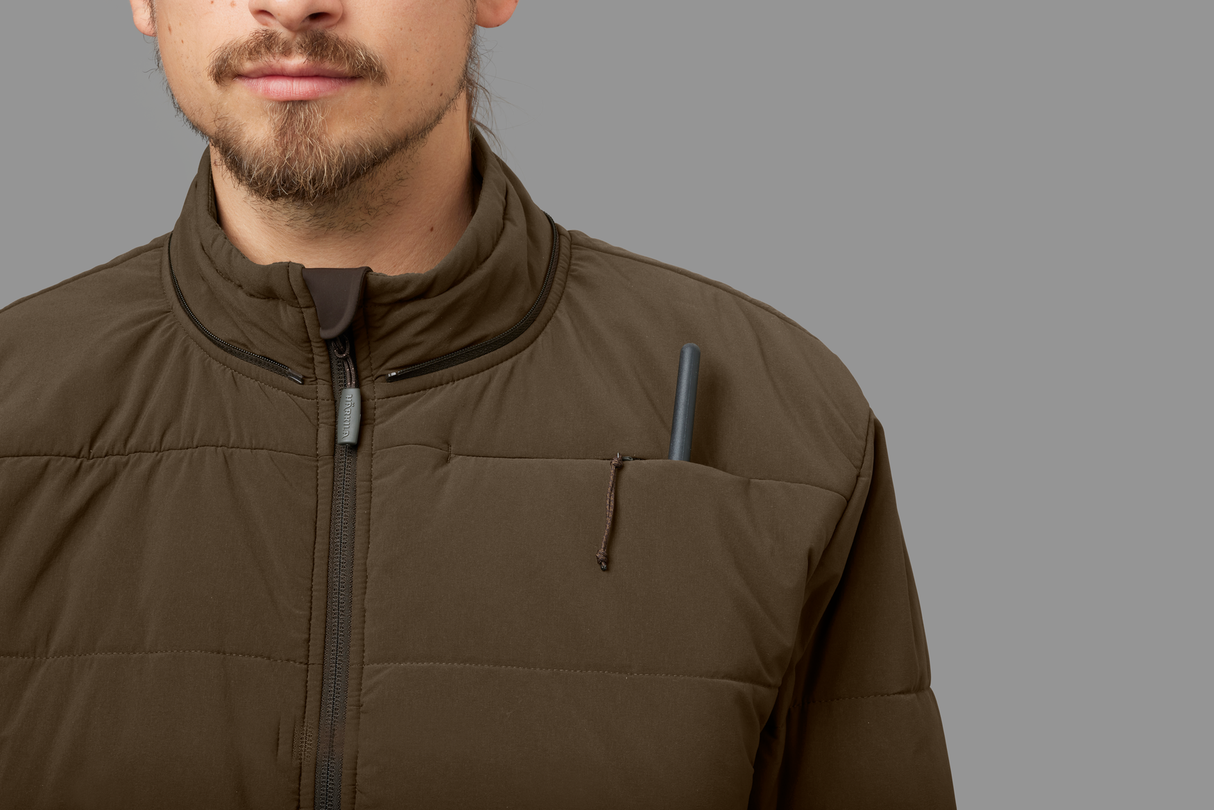 Isolierte Midlayer Hunting green/Shadow brown - Härkila