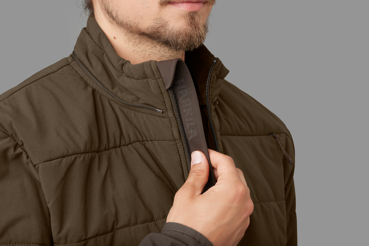 Isolierte Midlayer Hunting green/Shadow brown - Härkila