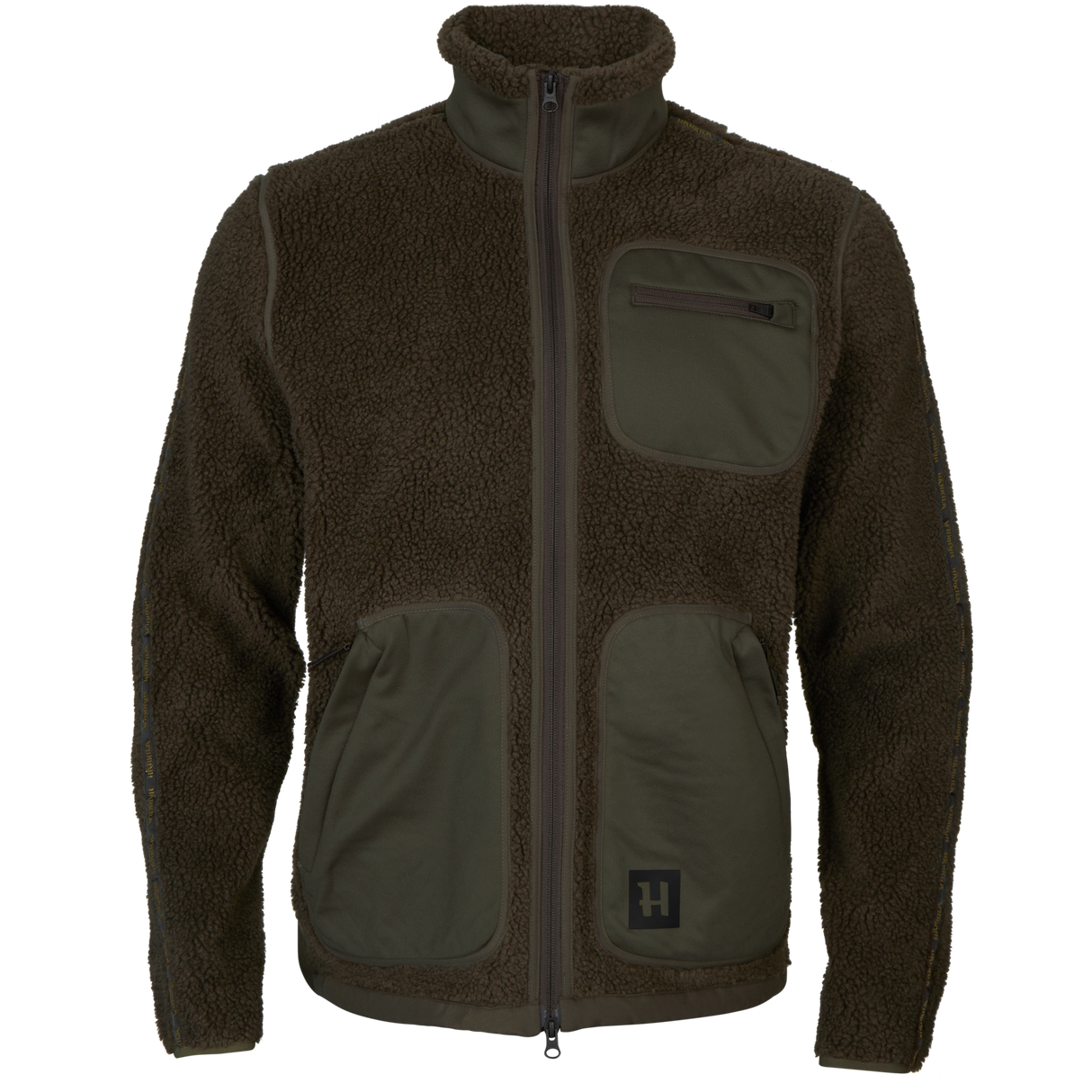 Rurik Teddyfleece Shadow grey/Willow green - Härkila