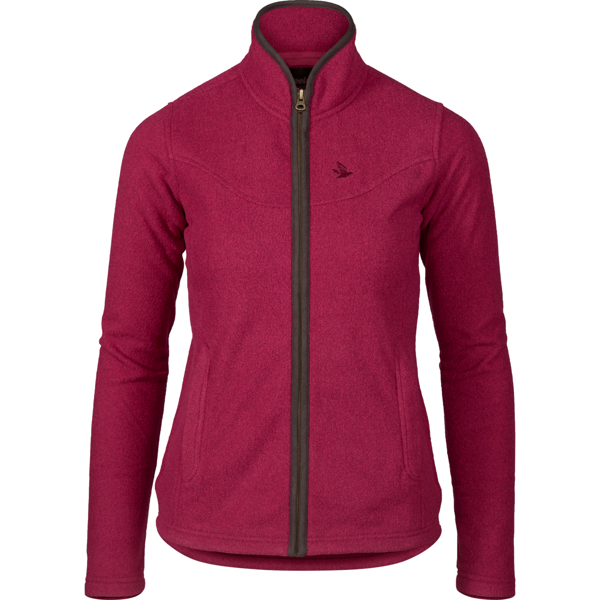 Woodcock Damen-Fleece Classic burgundy - Seeland