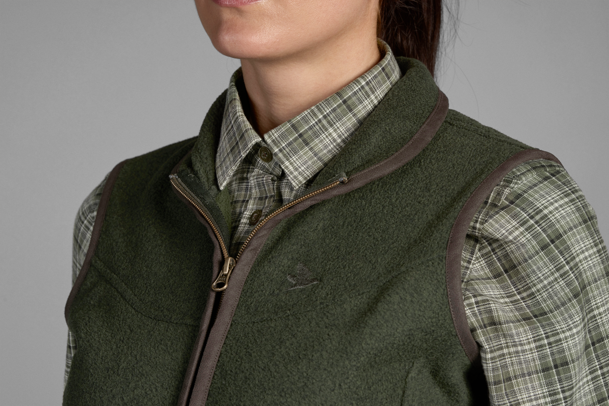 Woodcock Fleeceweste Damen Classic Grün - Seeland