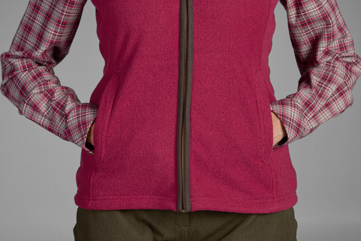 Woodcock Fleeceweste für Damen Classic Bordeaux - Seeland