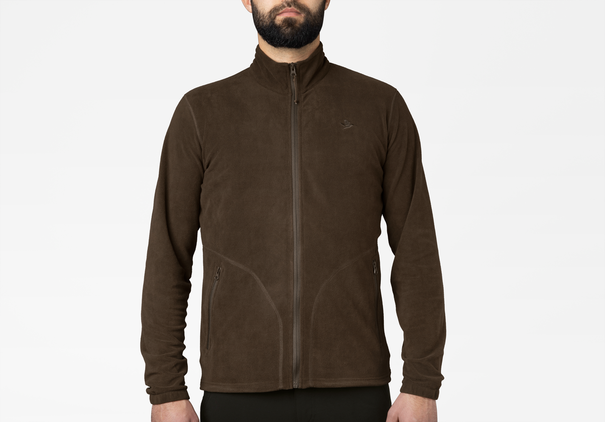 Benjamin Fleece Dunkelbraun - Seeland
