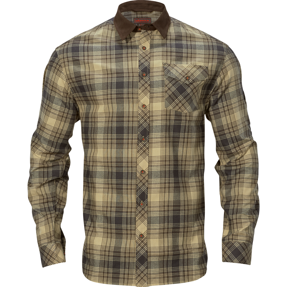 Driven Hunt Flanellhemd - Light teak check - Härkila