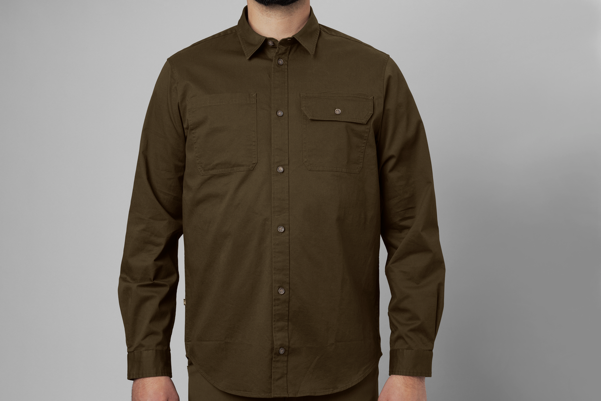Trym L/S Hemd Willow green - Härkila