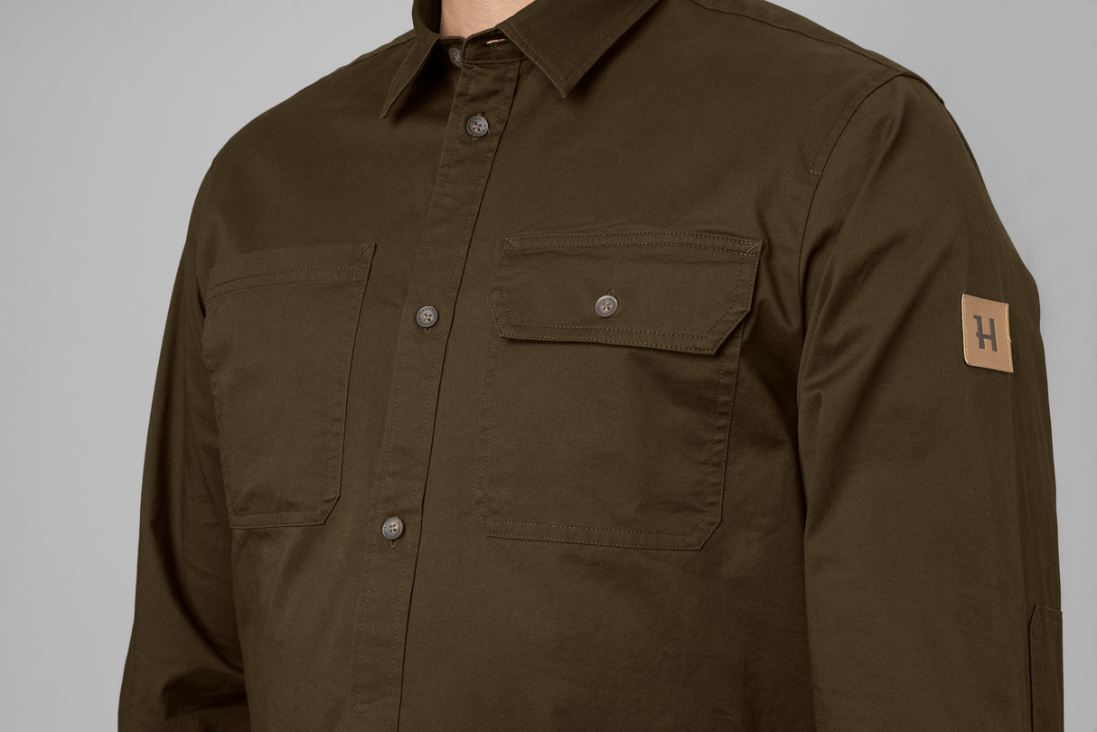 Trym L/S Hemd Willow green - Härkila