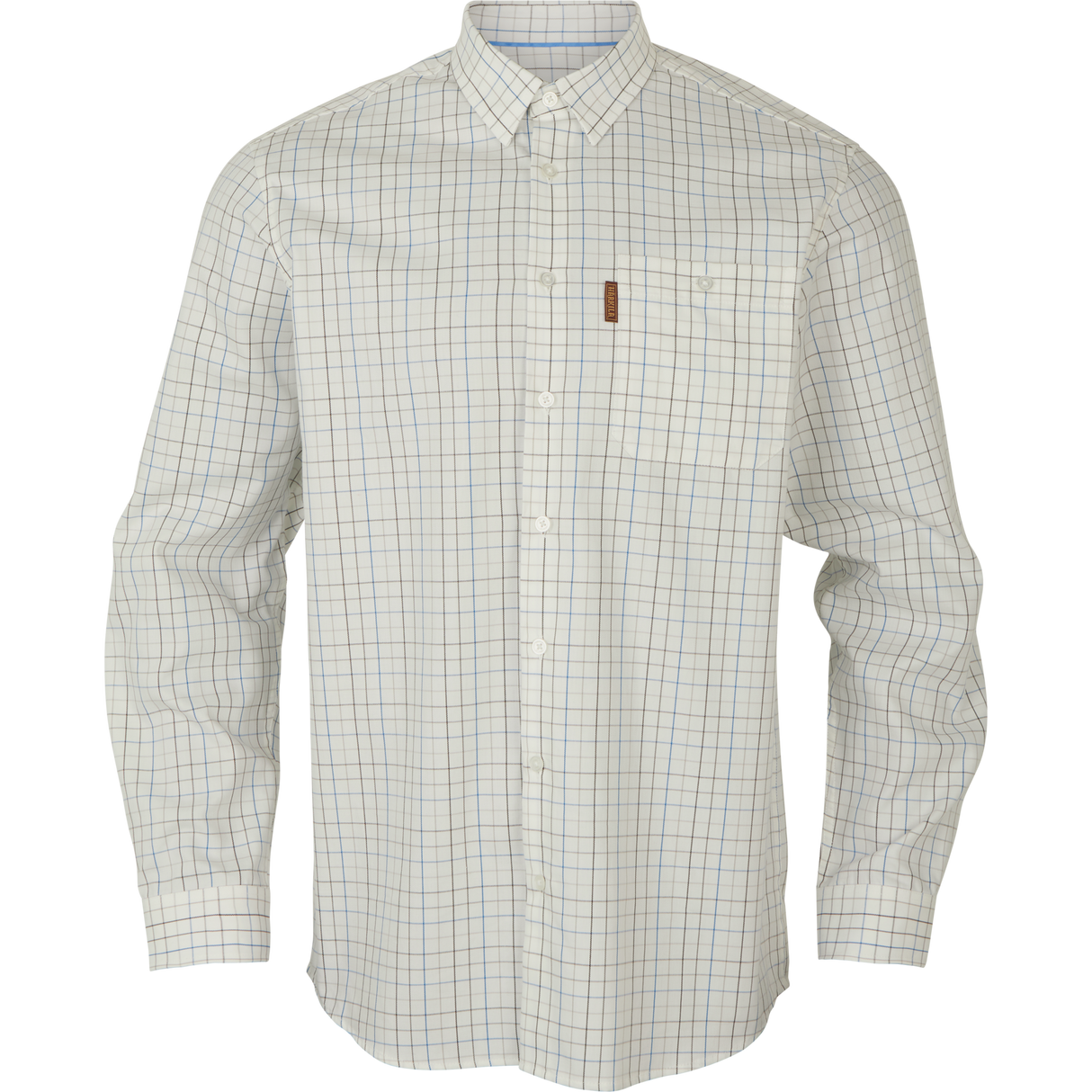 Allerston L/S Hemd - Strong blue/Weiß - Härkila