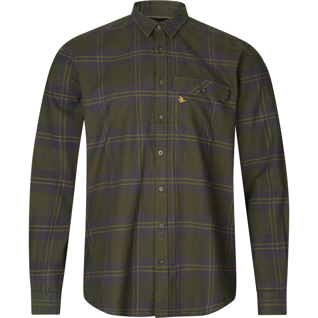 Highseat Hemd Dark Olive - Seeland