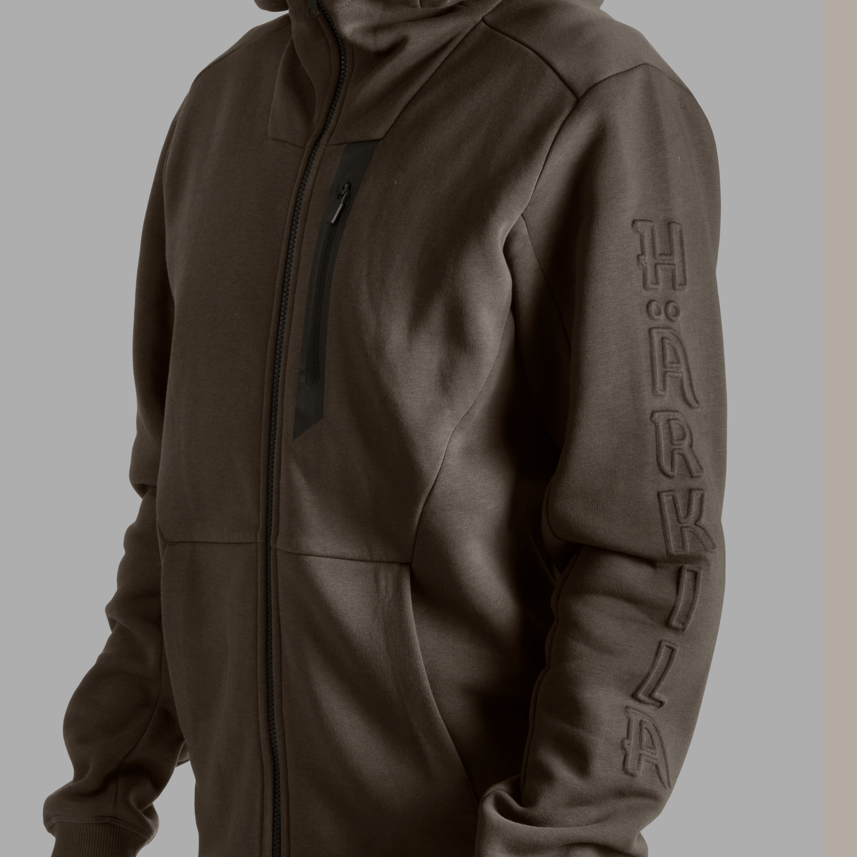 Kapuzenpullover Grau - Härkila