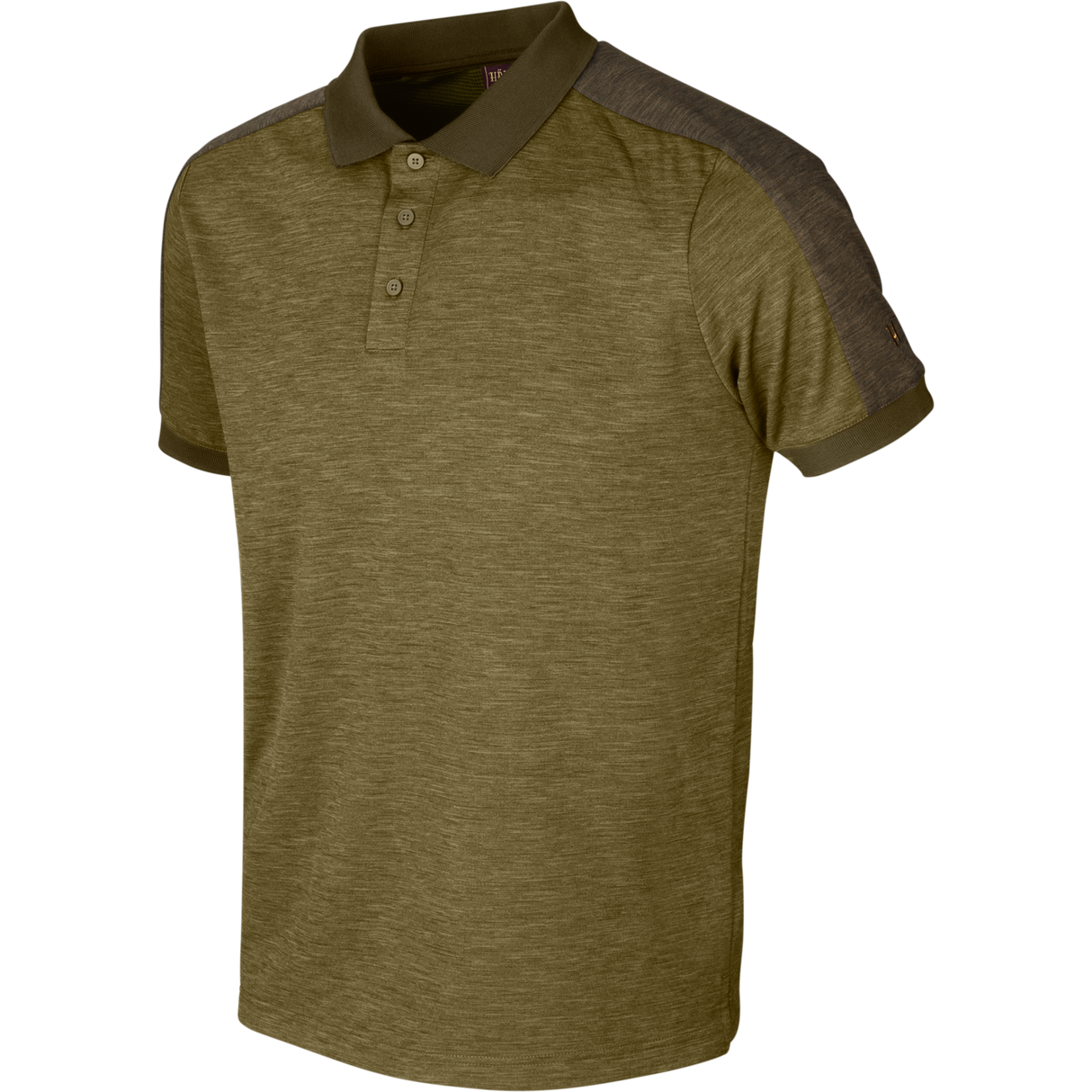 Härkila Tech polo - Dark olive/Willow green - Härkila