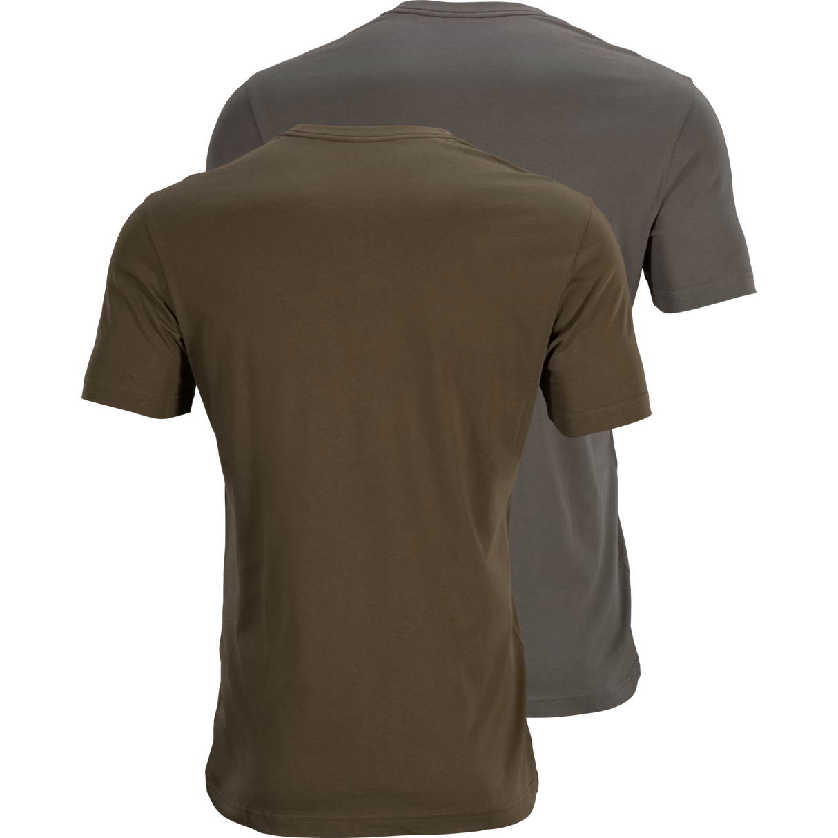 Grafisches T-Shirt 2er-Pack - Willow green/Grau - Härkila