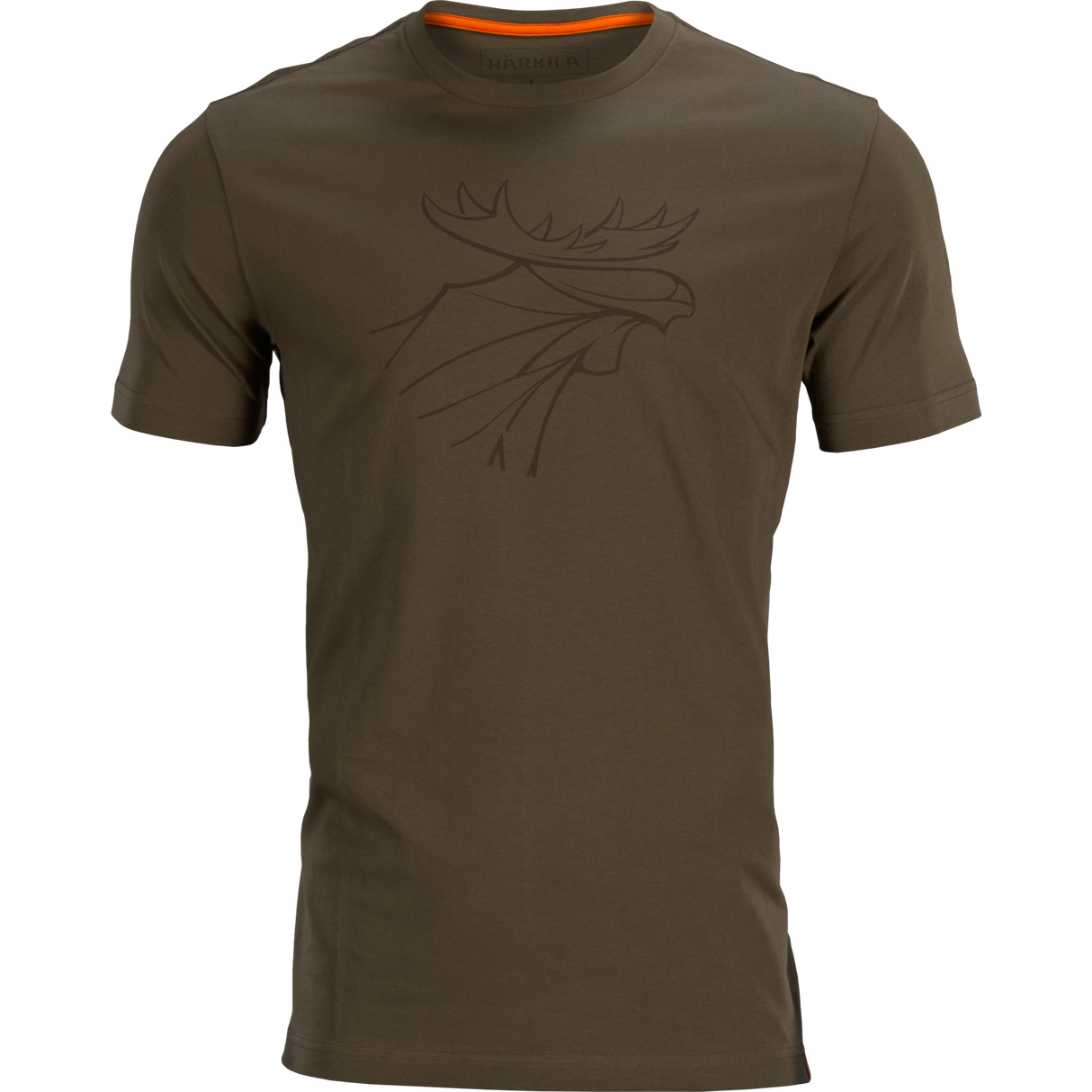 Grafisches T-Shirt 2er-Pack - Willow green/Grau - Härkila