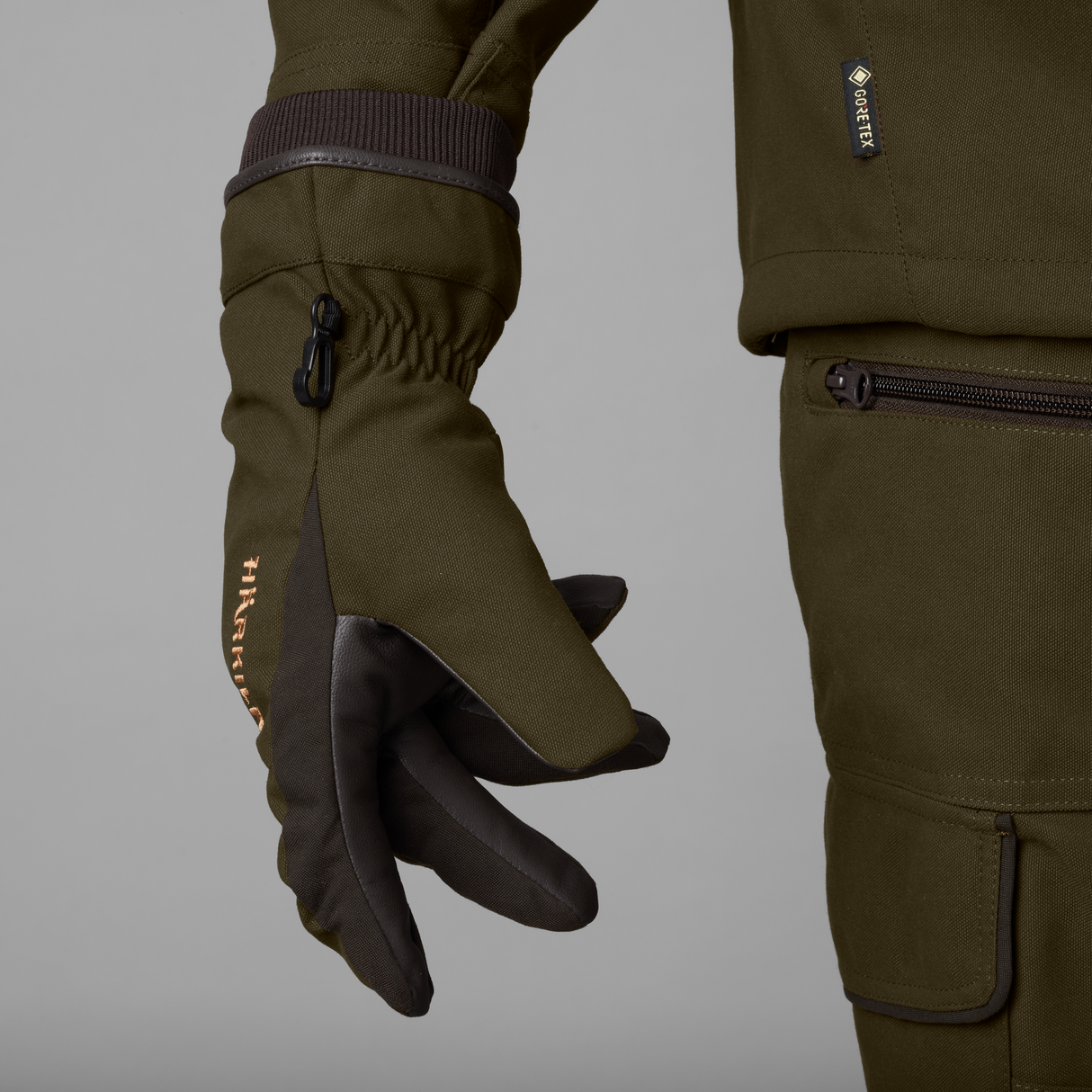 Pro Hunter GTX Handschuh Willow green/Shadow brown - Härkila