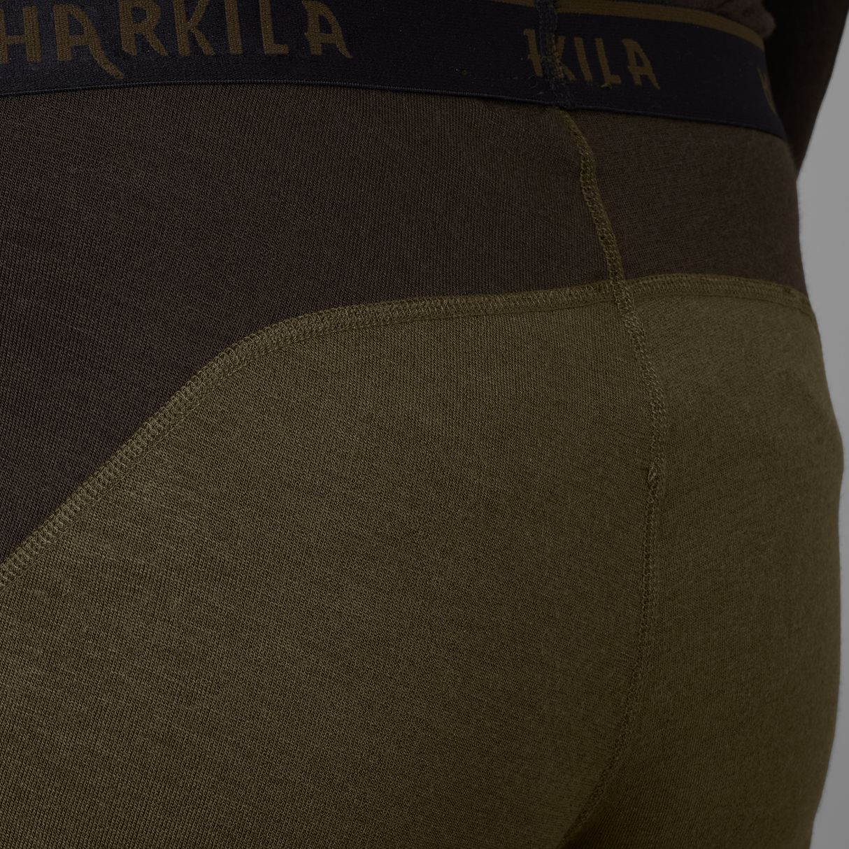 Base Warm lange Unterhosen Willow green/Shadow brown - Härkila
