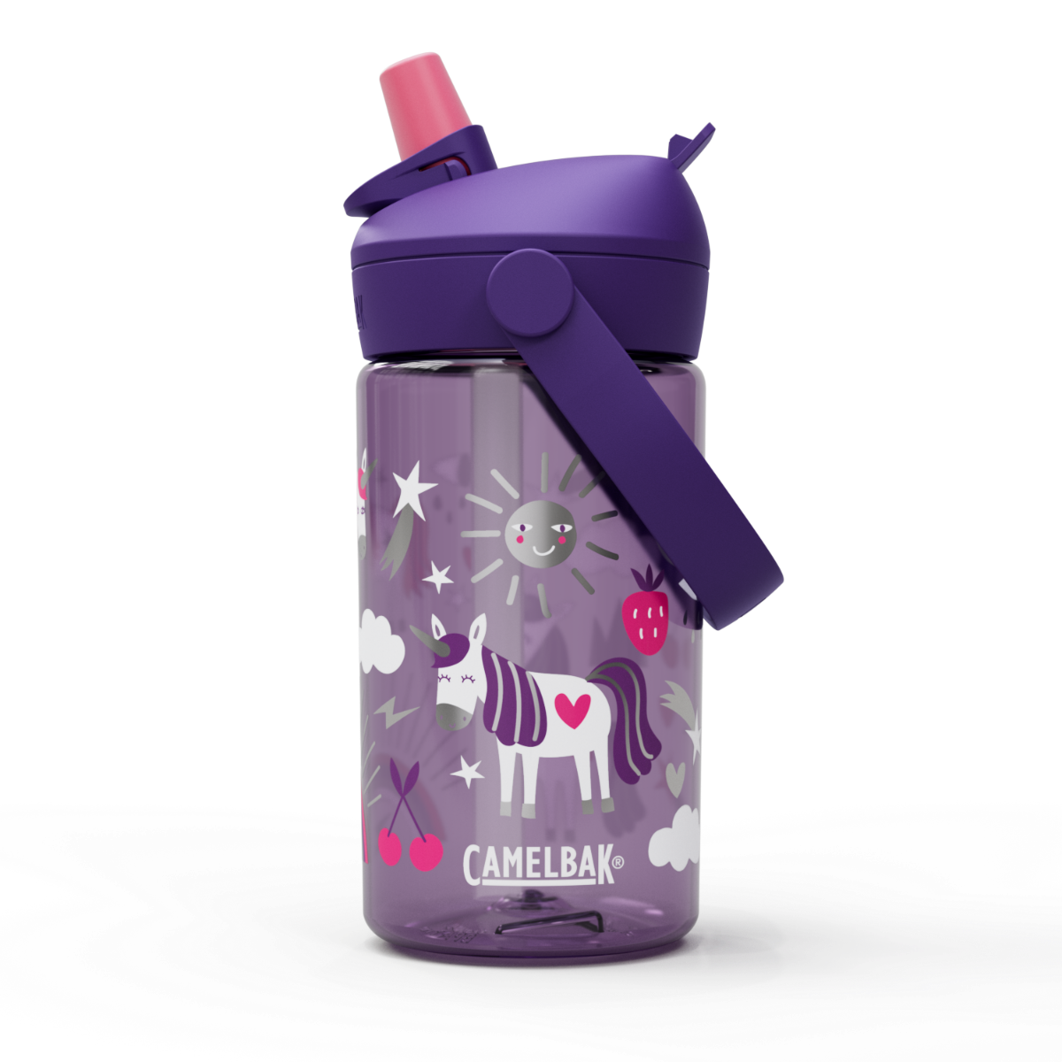 Thrive Flip Straw Kinderflasche 414ml - Unicorn Party – Camelbak