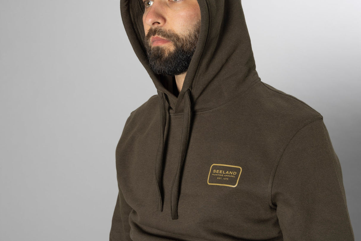 Kelvin Kapuzenpullover Grizzly Brown - Seeland
