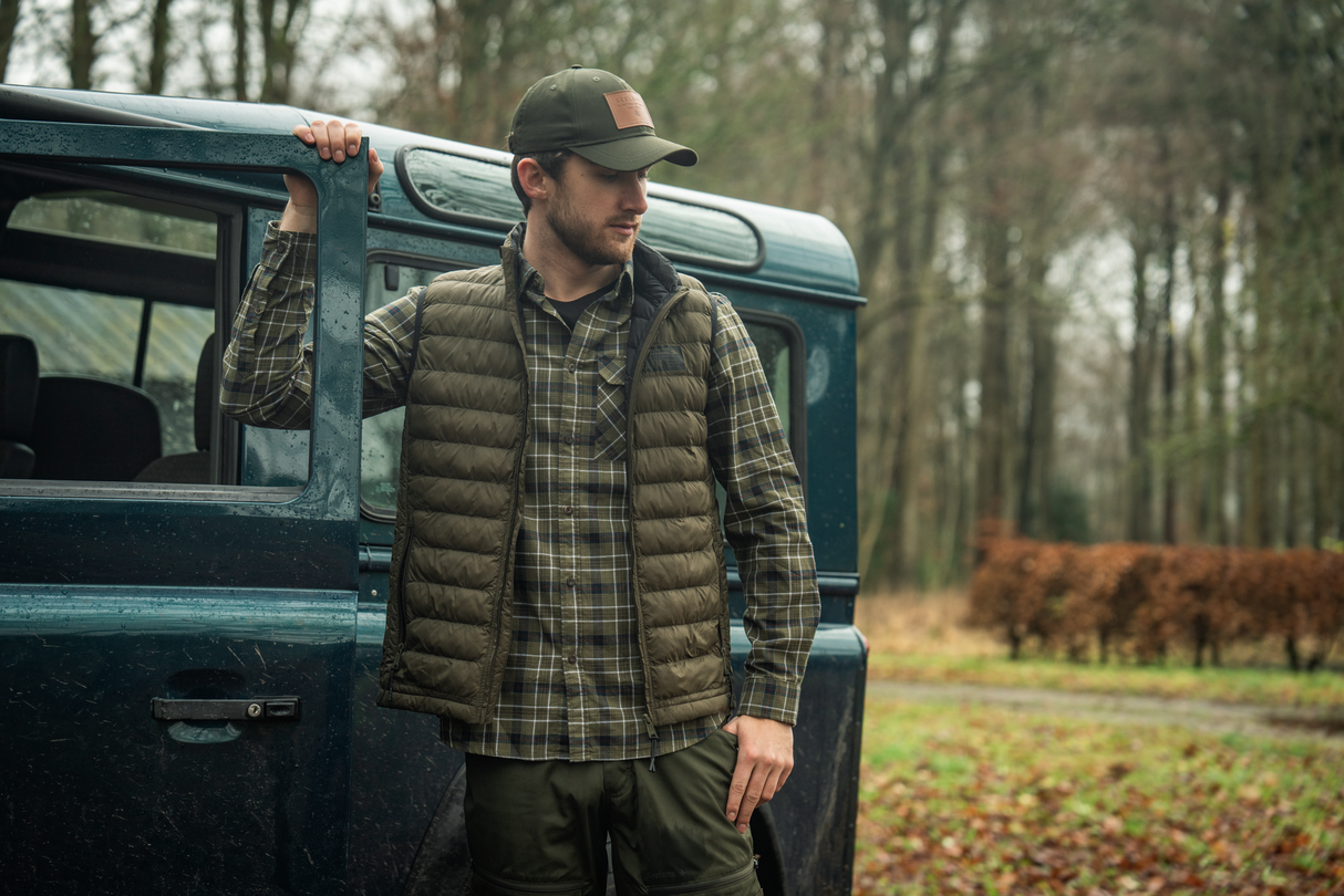 Flanellhemd - Grape Leaf/Dark Navy Check – Seeland
