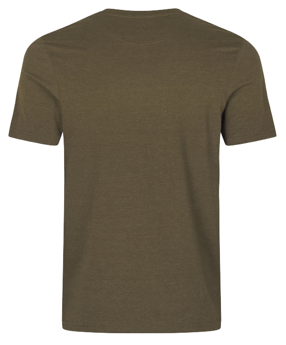 Vogel-Liebhaber T-Shirt Dark Olive Melange - Seeland