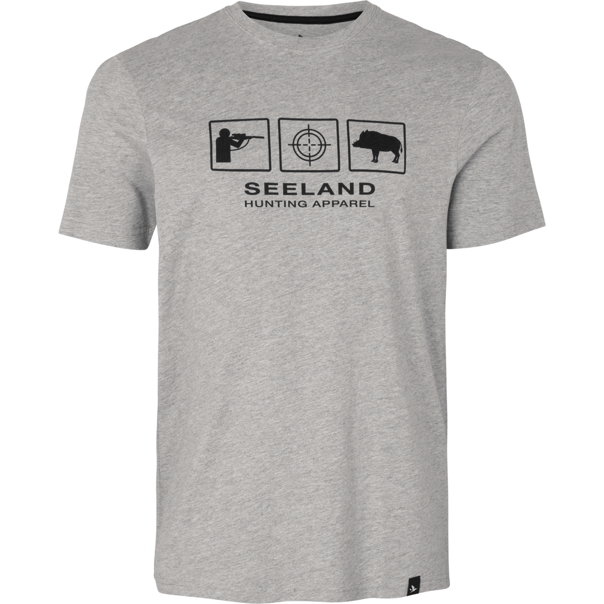 Lanner T-Shirt - Dunkelgrau Melange - Seeland