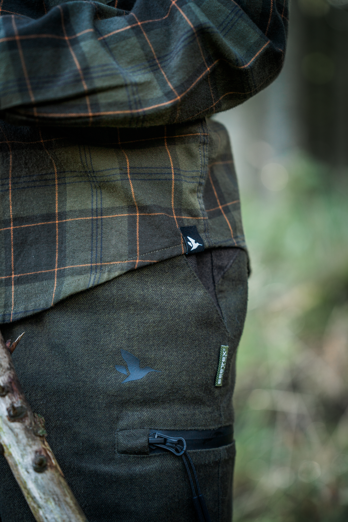 Flanellhemd - Pine Green/Dark Navy Check - Glen Junior – Seeland