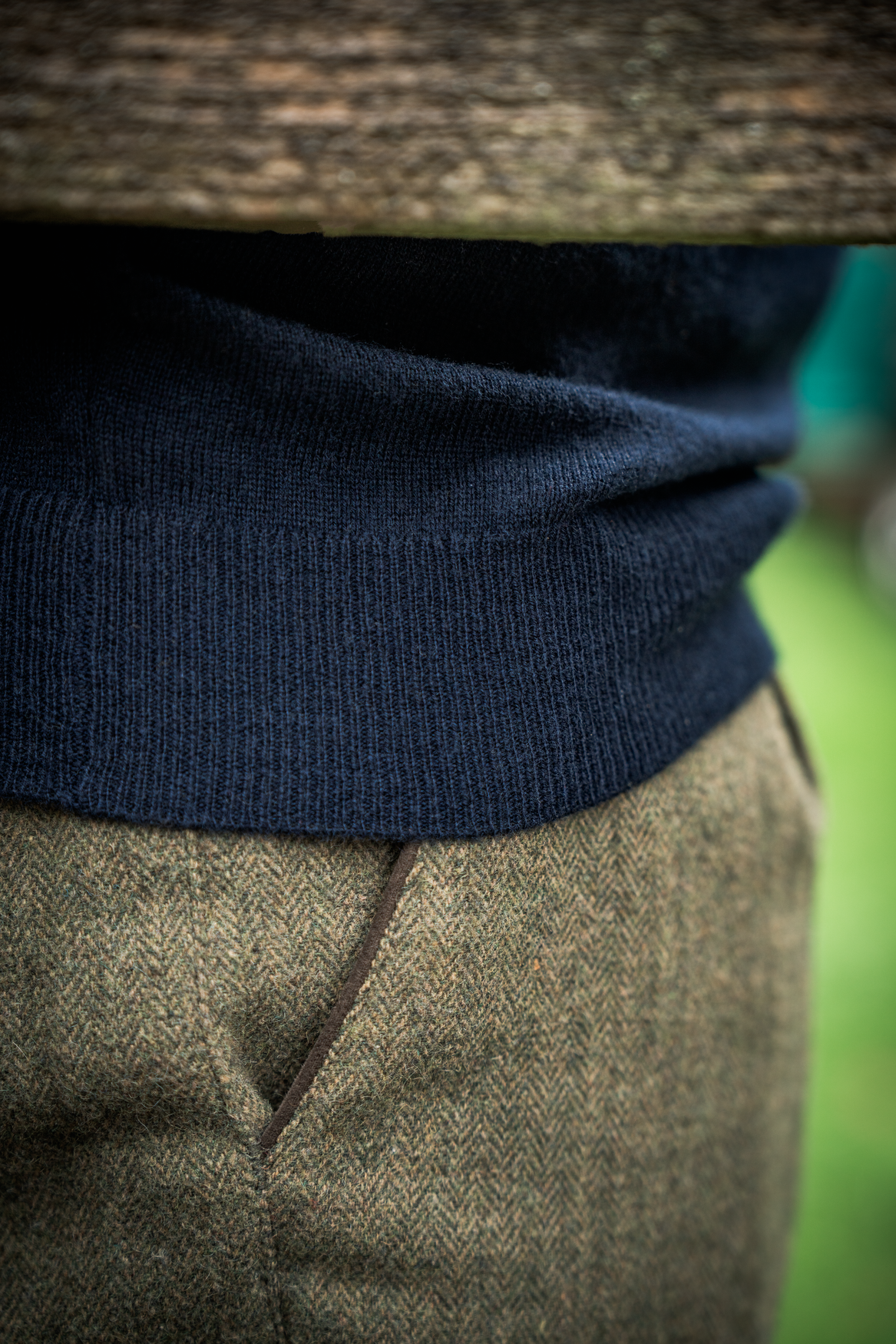 Pine V-Ausschnitt Pullover – Merlot – Seeland