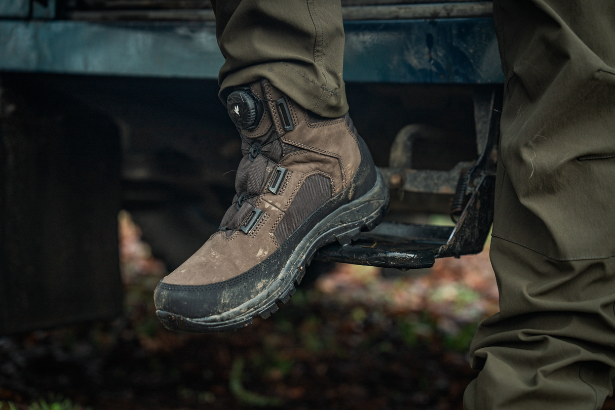 Enduro Dial Mid Stiefel Dunkelbraun – Seeland