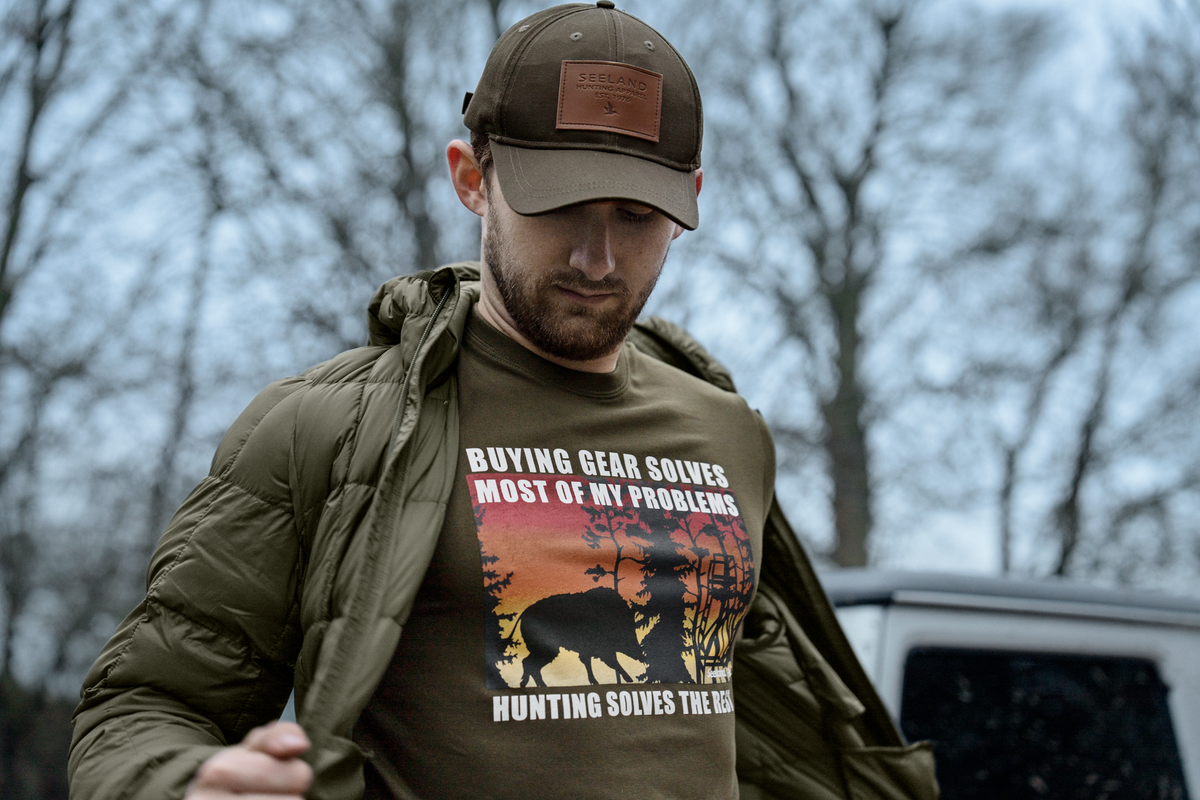 Highseat Sunset T-shirt - Light Pine - Seeland