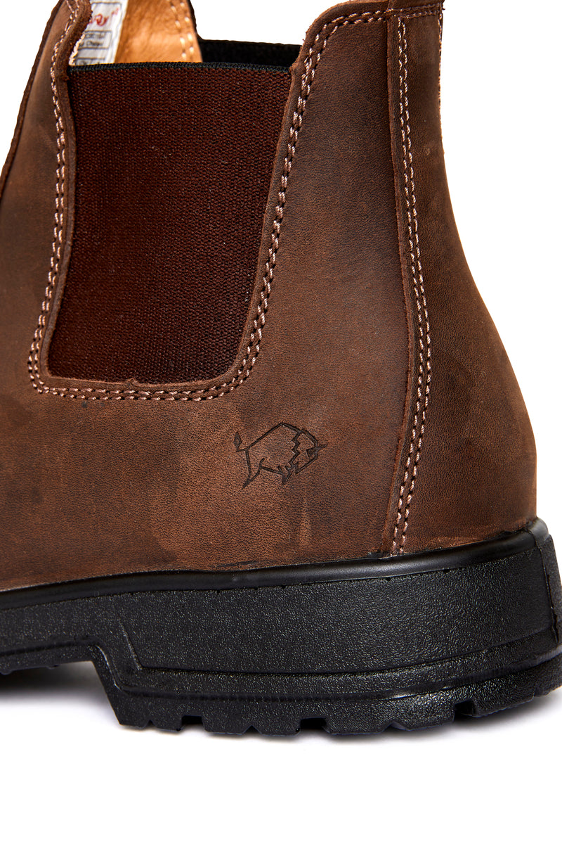 Chelsea-Stiefel zum Reinschlüpfen Dunkelbraun - Gateway1