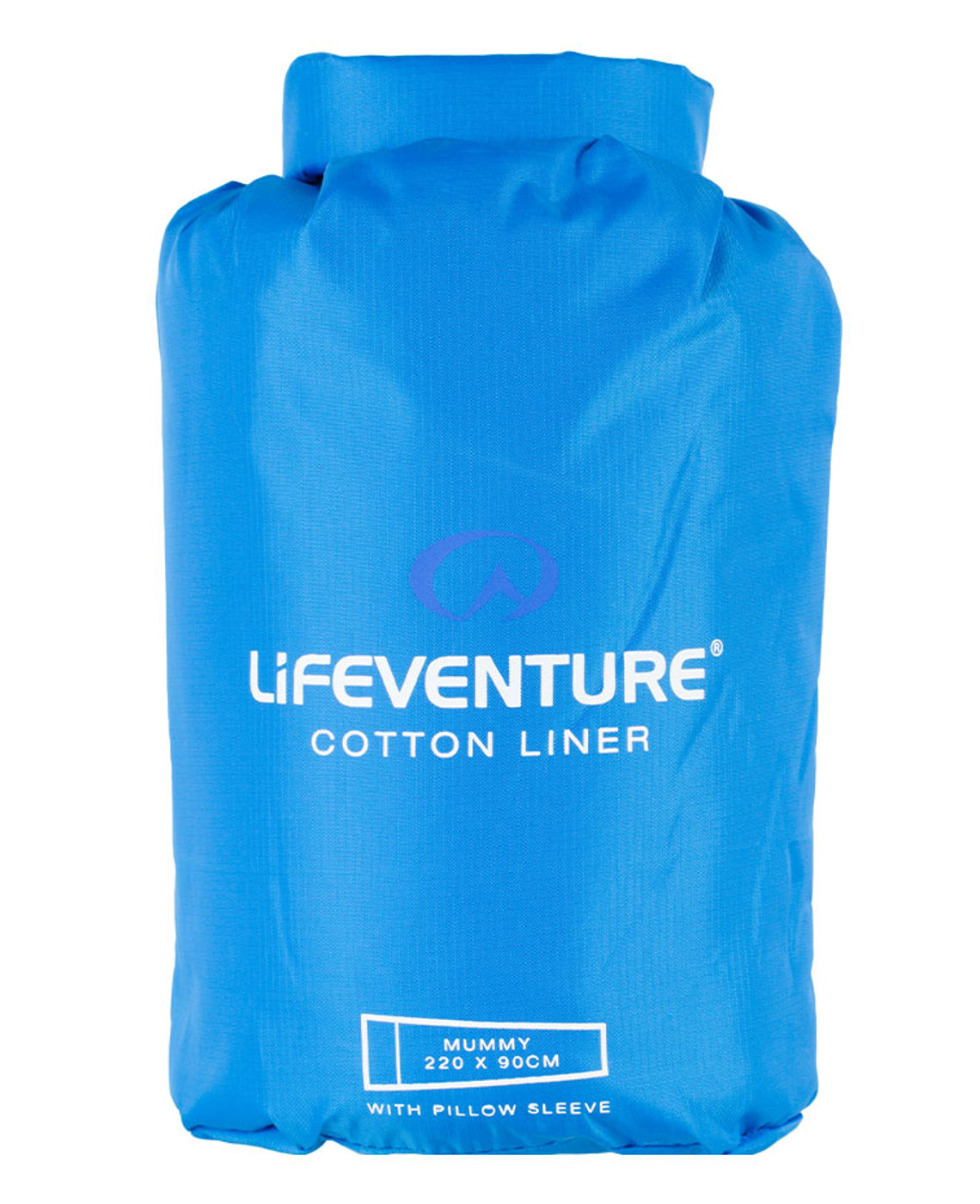 Schlafsack-Inlett aus Baumwolle, Mumienform, Blau – Life Venture