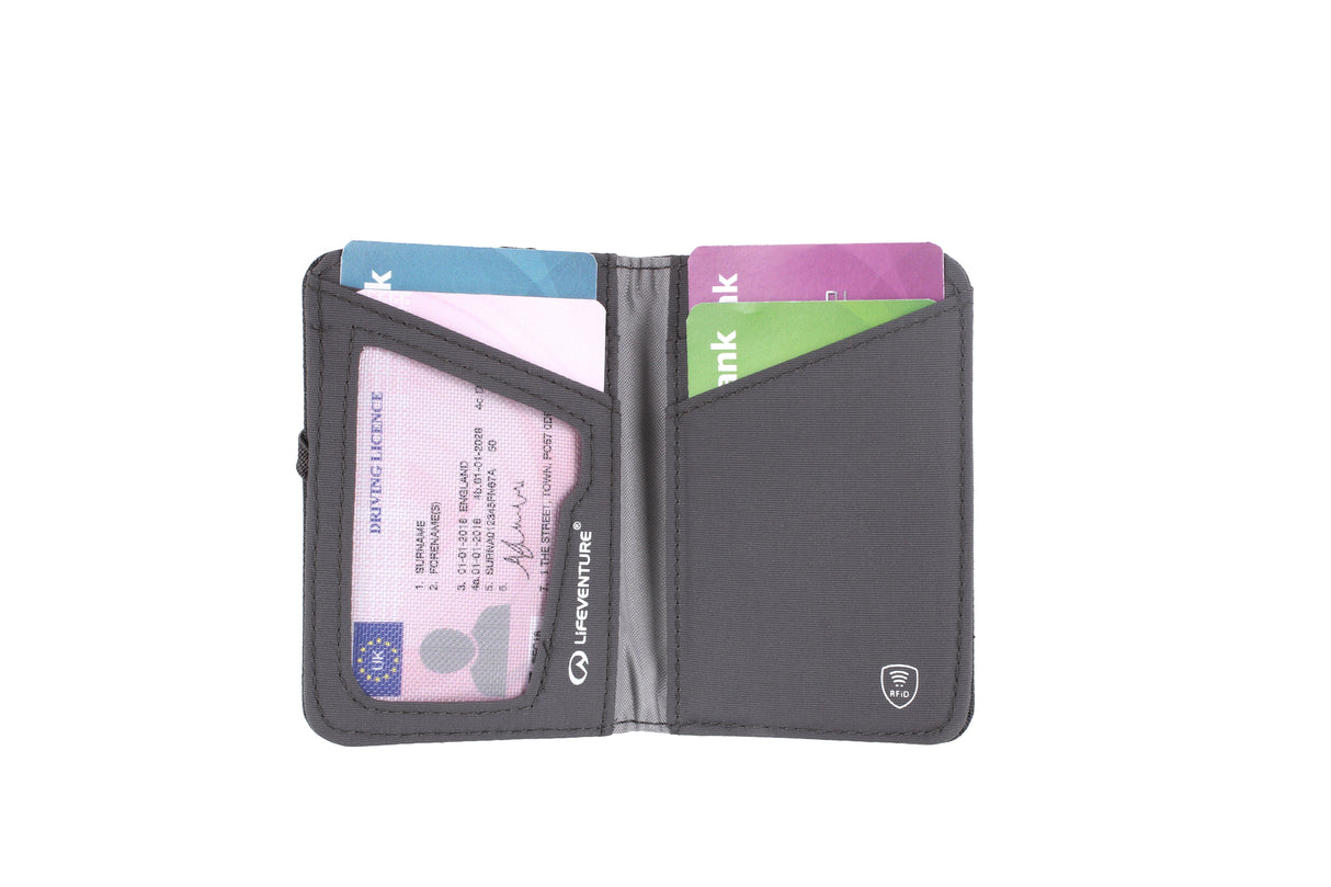 RFID-Kartenetui, recycelt, Grau – Life Venture