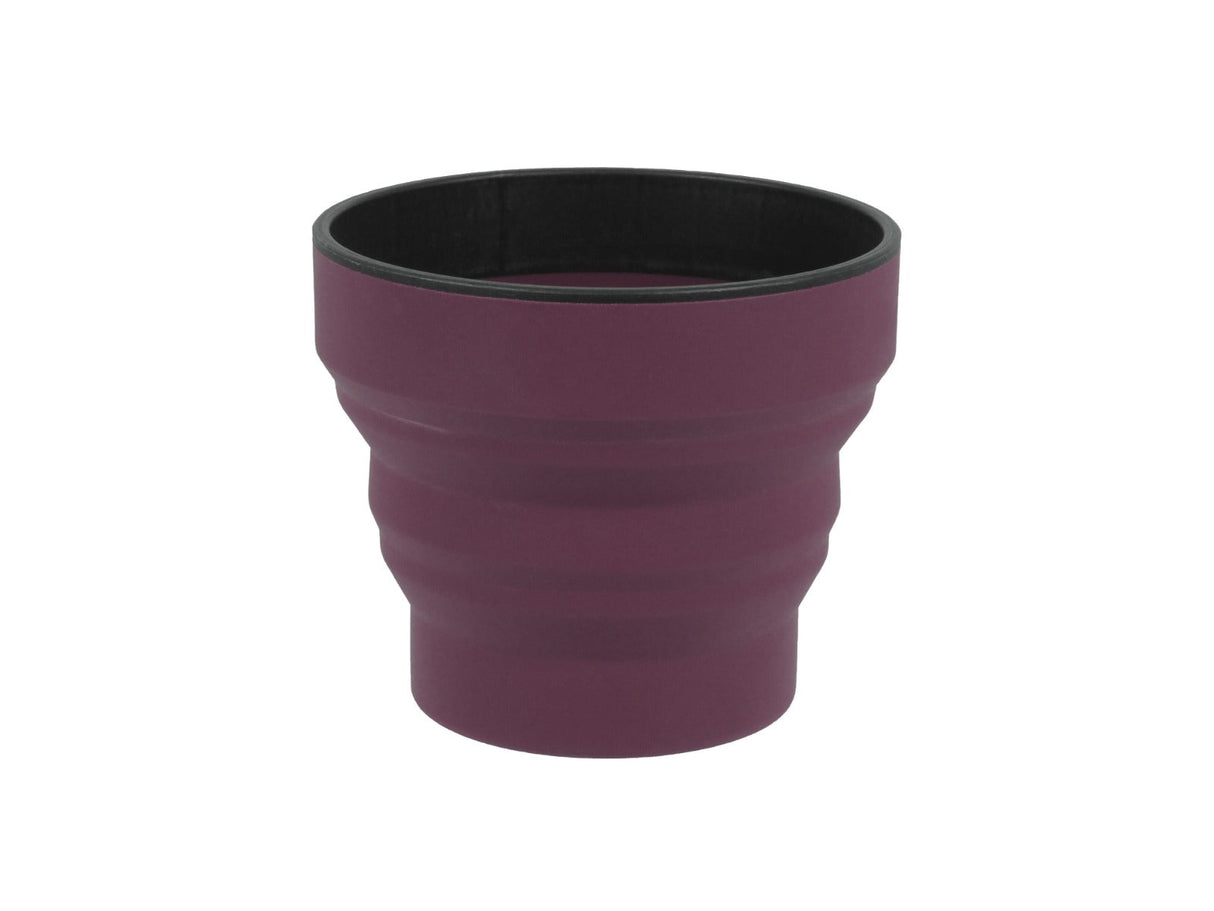 Silikon Ellipse Flexi-Becher, Lila – Life Venture