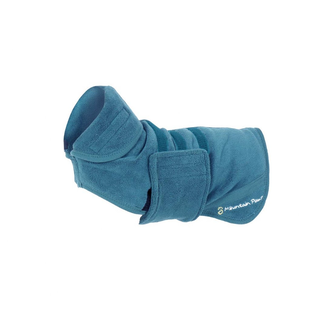 Bademantel für Hunde, Klein, Blau – Mountain Paws