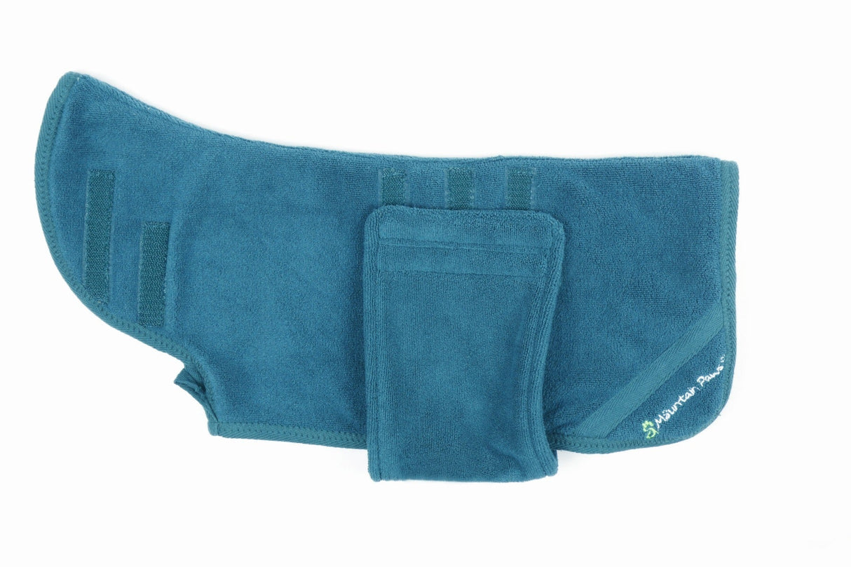 Hundebademantel Medium Blau – Mountain Paws
