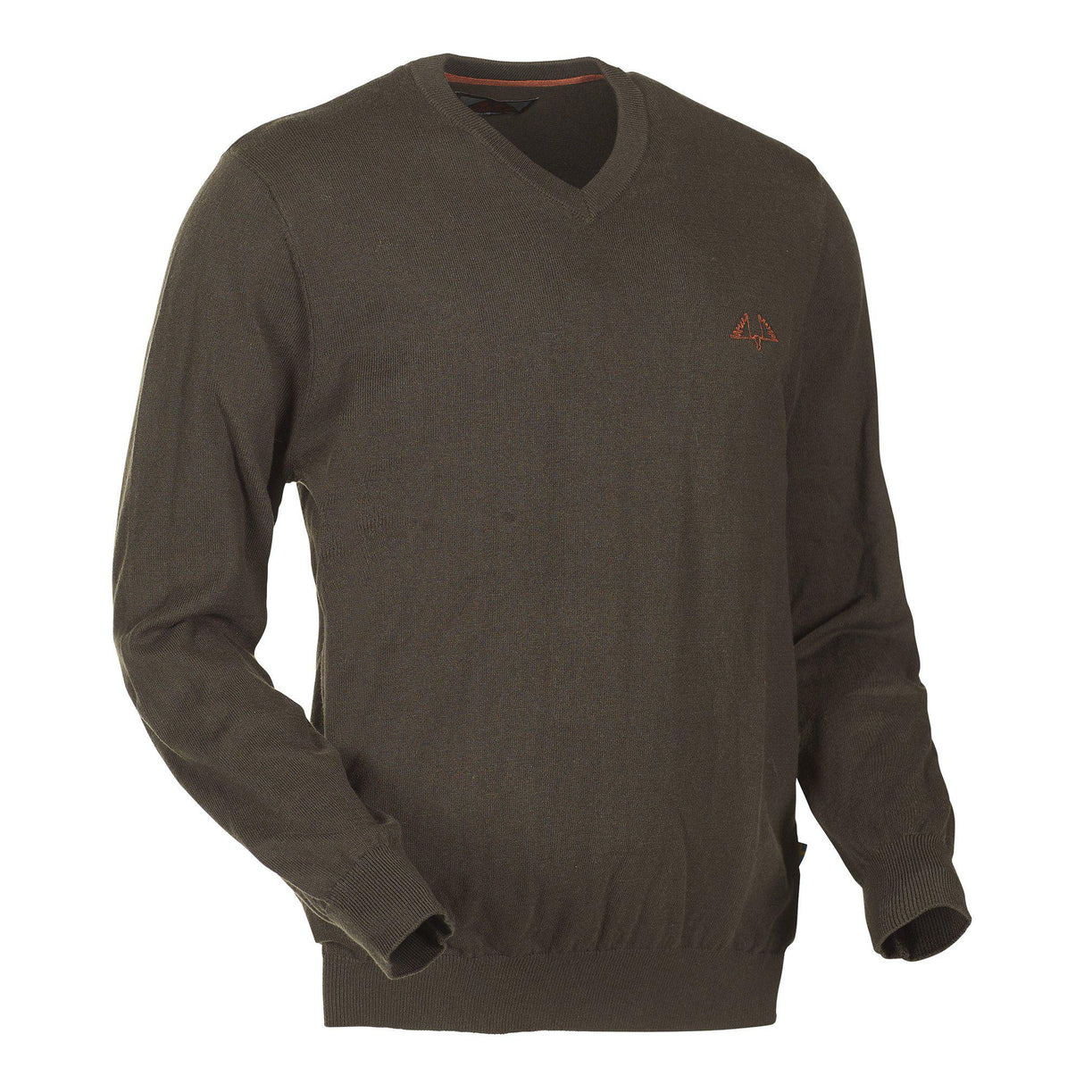 Crest Pullover mit V-Ausschnitt Grün - Swedteam