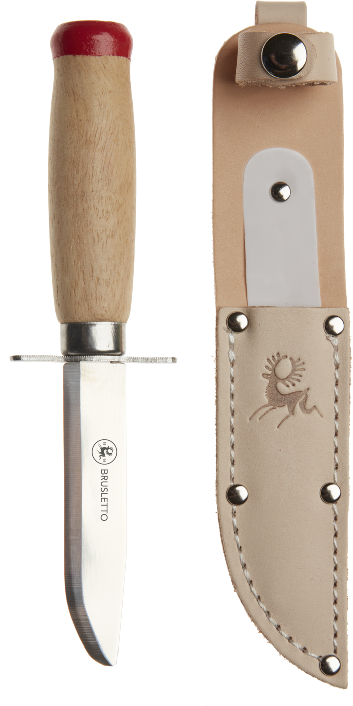Speider-Messer mit runder Spitze – Brusletto