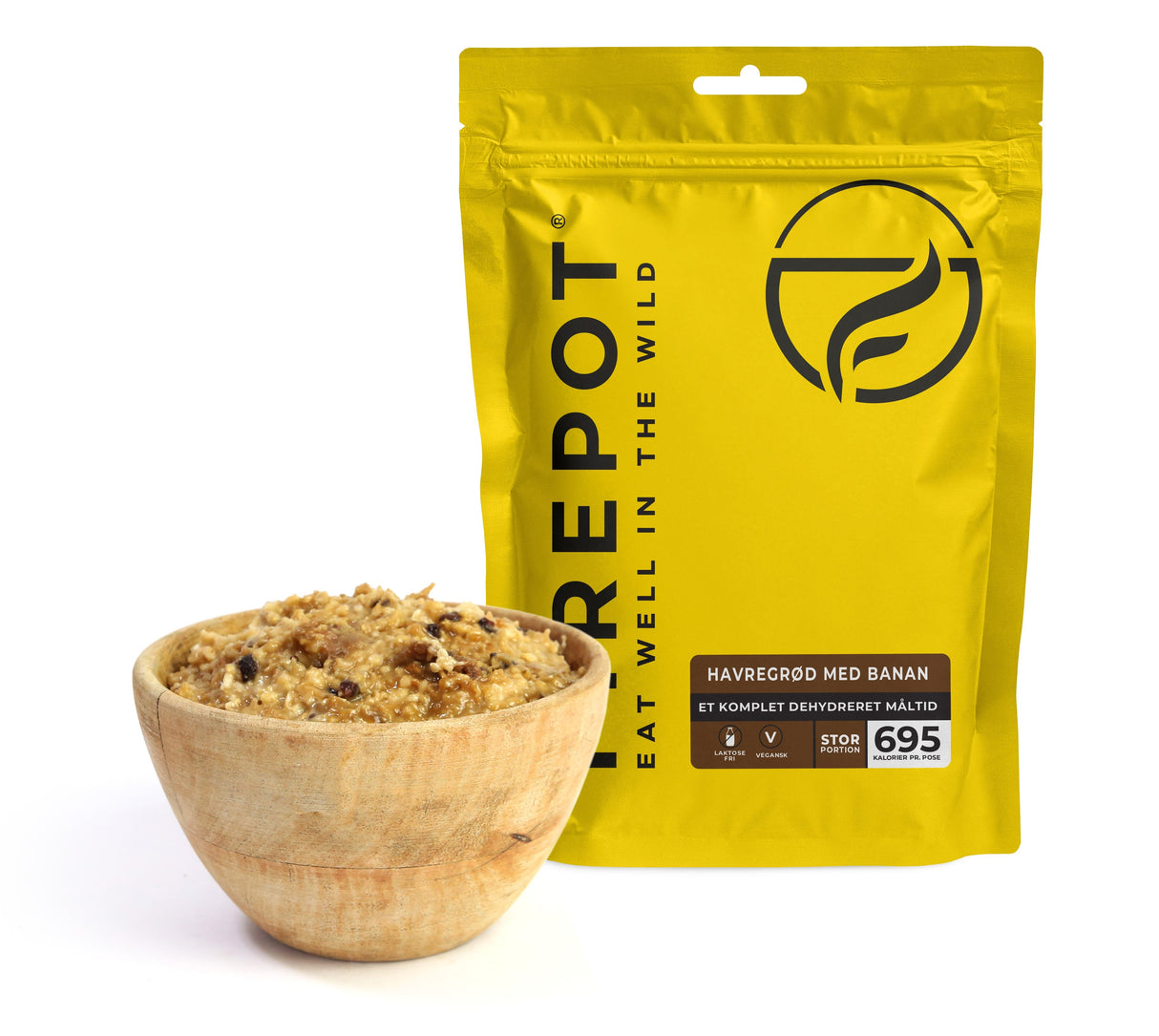 Haferbrei mit Banane – XL – Firepot
