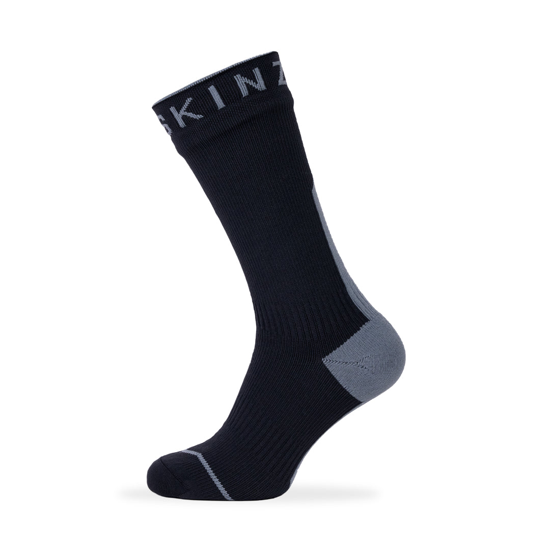 Briston WP All Wt. Mid-Socke mit Hydrostop Schwarz/Grau – Sealskinz